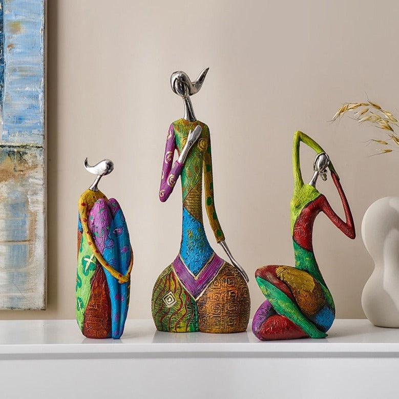 Chromessa Abstract Women Sculptures
