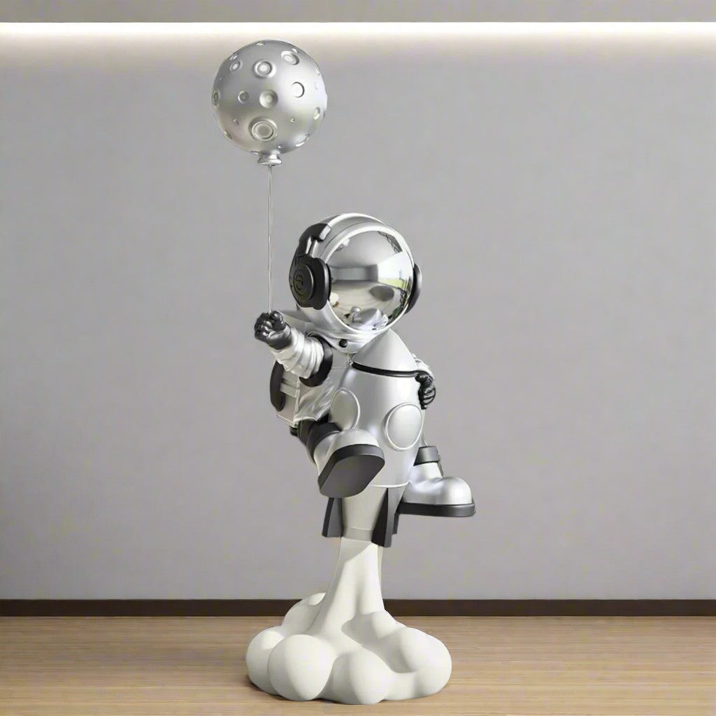 Stellan Voyager Balloon Astronaut Sculpture