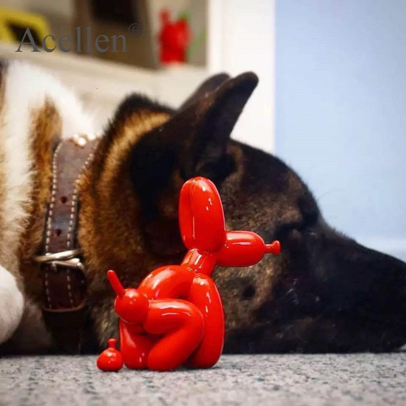 Piccolo Poise Balloon Dog Sculpture