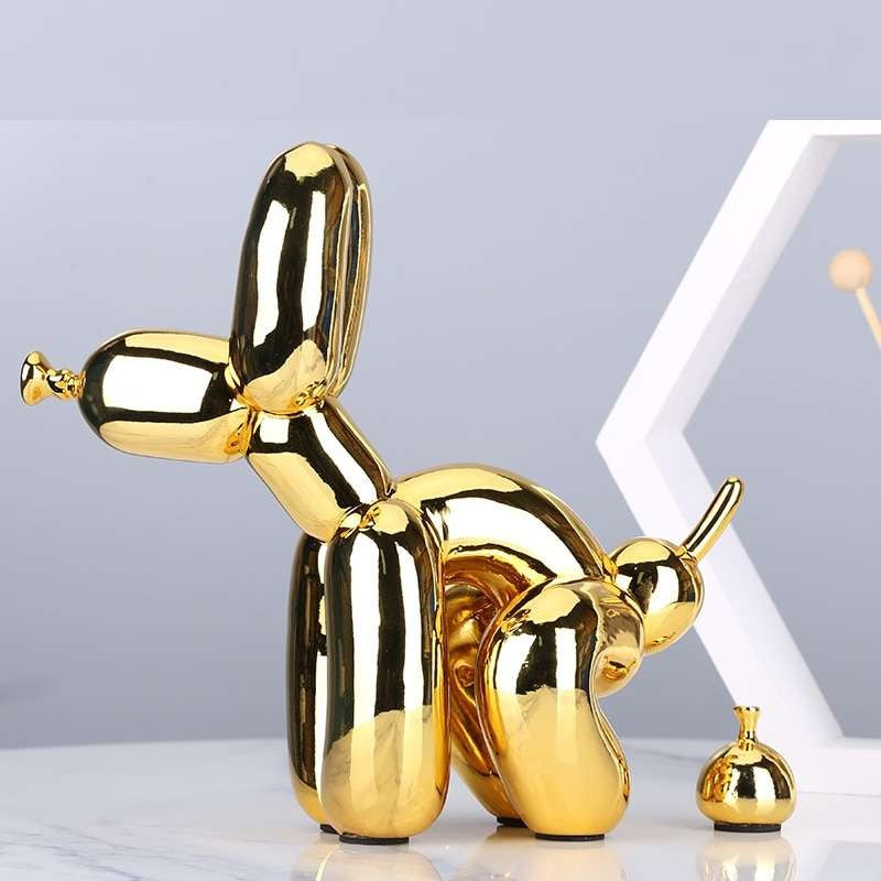 Piccolo Poise Balloon Dog Sculpture