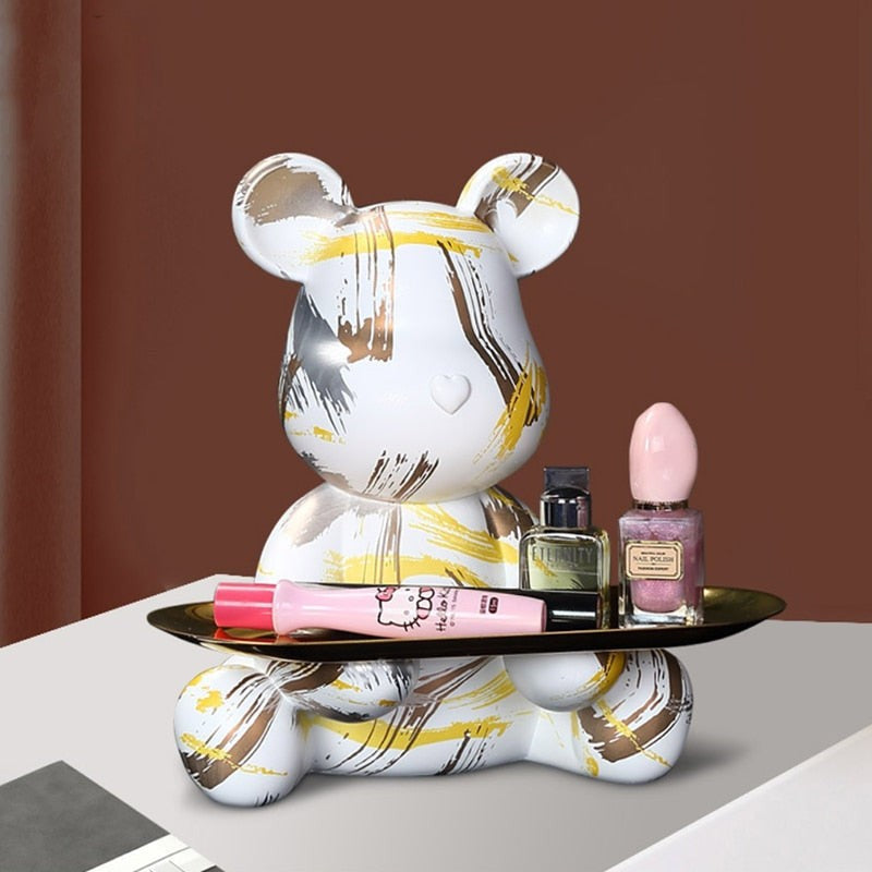 Graffursa Bear Sculpture Table Tray