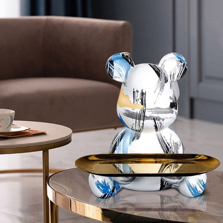 Graffursa Bear Sculpture Table Tray