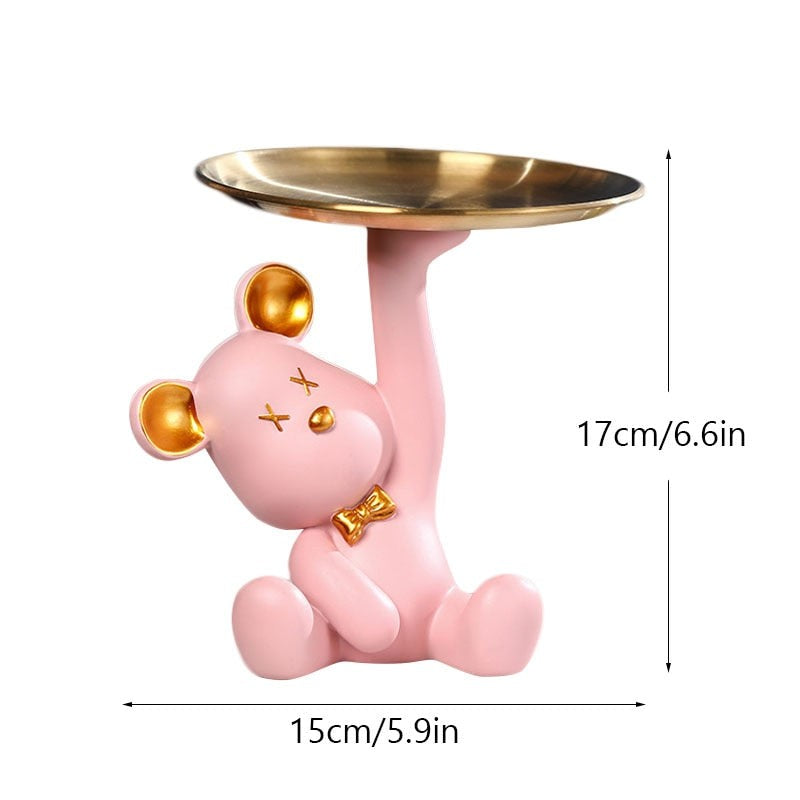 Ursilo Bear Sculpture Table Tray