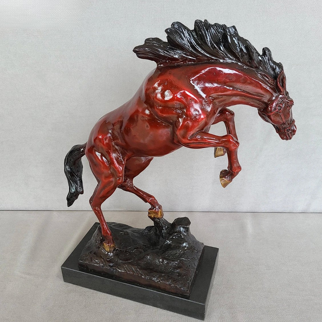 Marcellus Bronze Trot Horse Sculpture