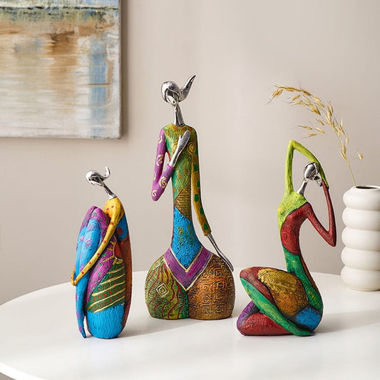 Chromessa Abstract Women Sculptures