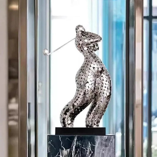 AurelSwing Abstract Golfer Sculpture