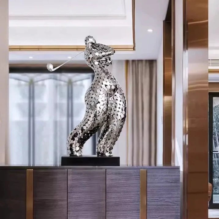 AurelSwing Abstract Golfer Sculpture