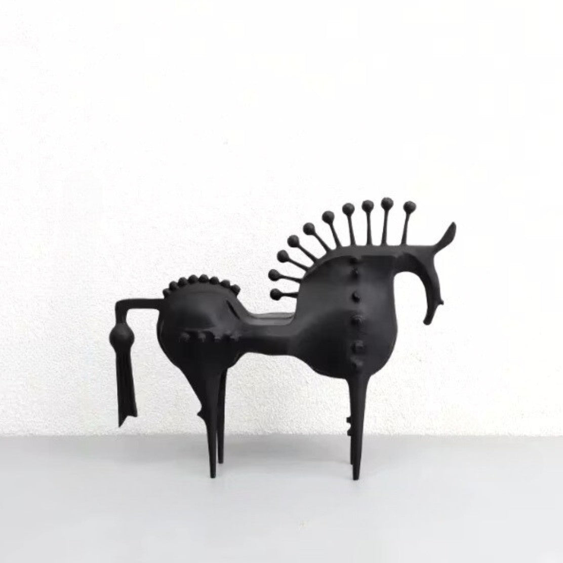 Equinoxe Abstract Horse Metal Sculpture