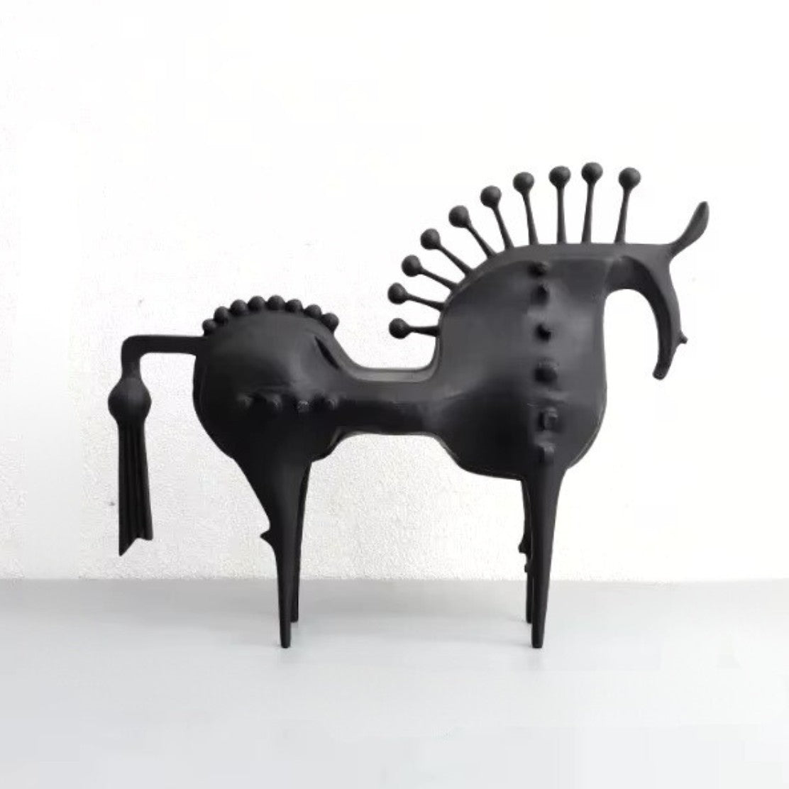 Equinoxe Abstract Horse Metal Sculpture