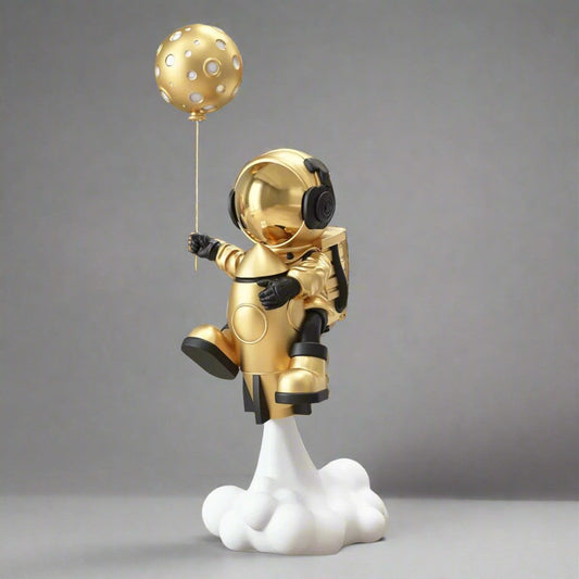 Stellan Voyager Balloon Astronaut Sculpture