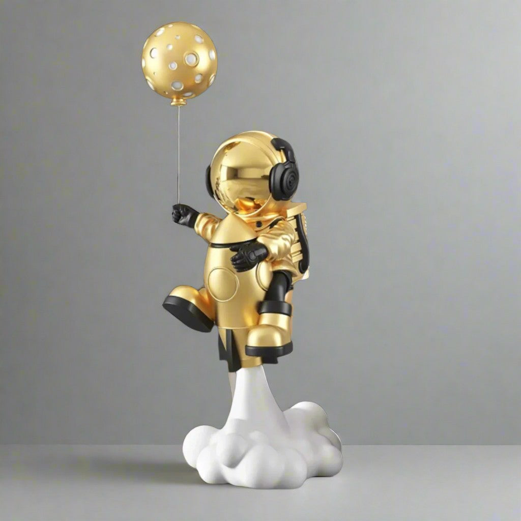 Stellan Voyager Balloon Astronaut Sculpture