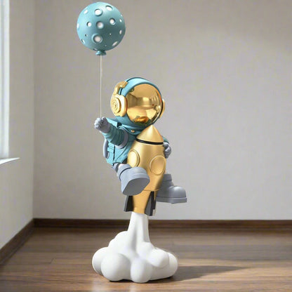 Stellan Voyager Balloon Astronaut Sculpture