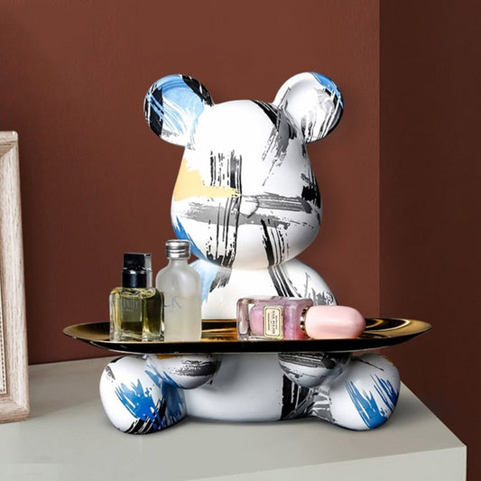 Graffursa Bear Sculpture Table Tray