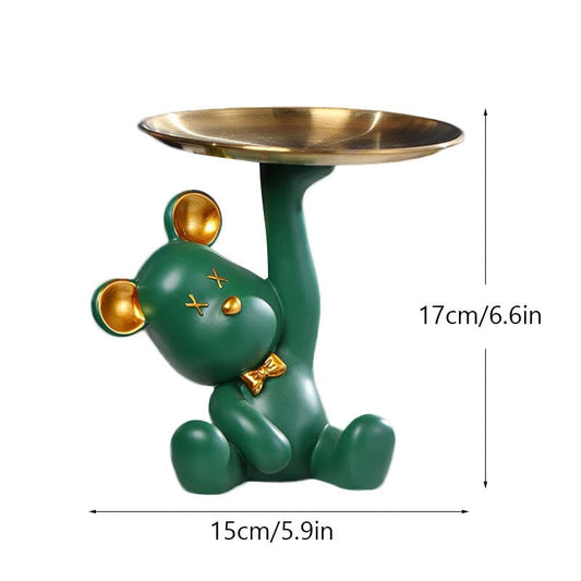 Ursilo Bear Sculpture Table Tray