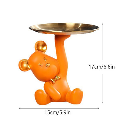 Ursilo Bear Sculpture Table Tray