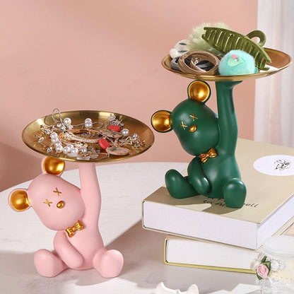 Ursilo Bear Sculpture Table Tray