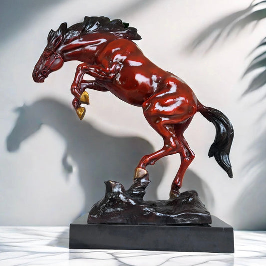 Marcellus Bronze Trot Horse Sculpture