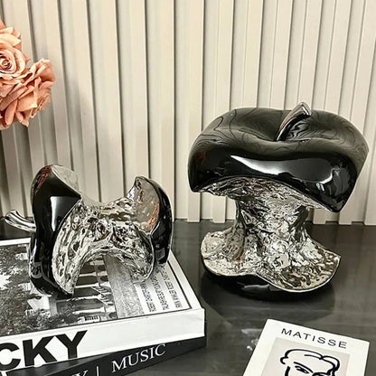 Pomona Ceramic Apple Sculpture